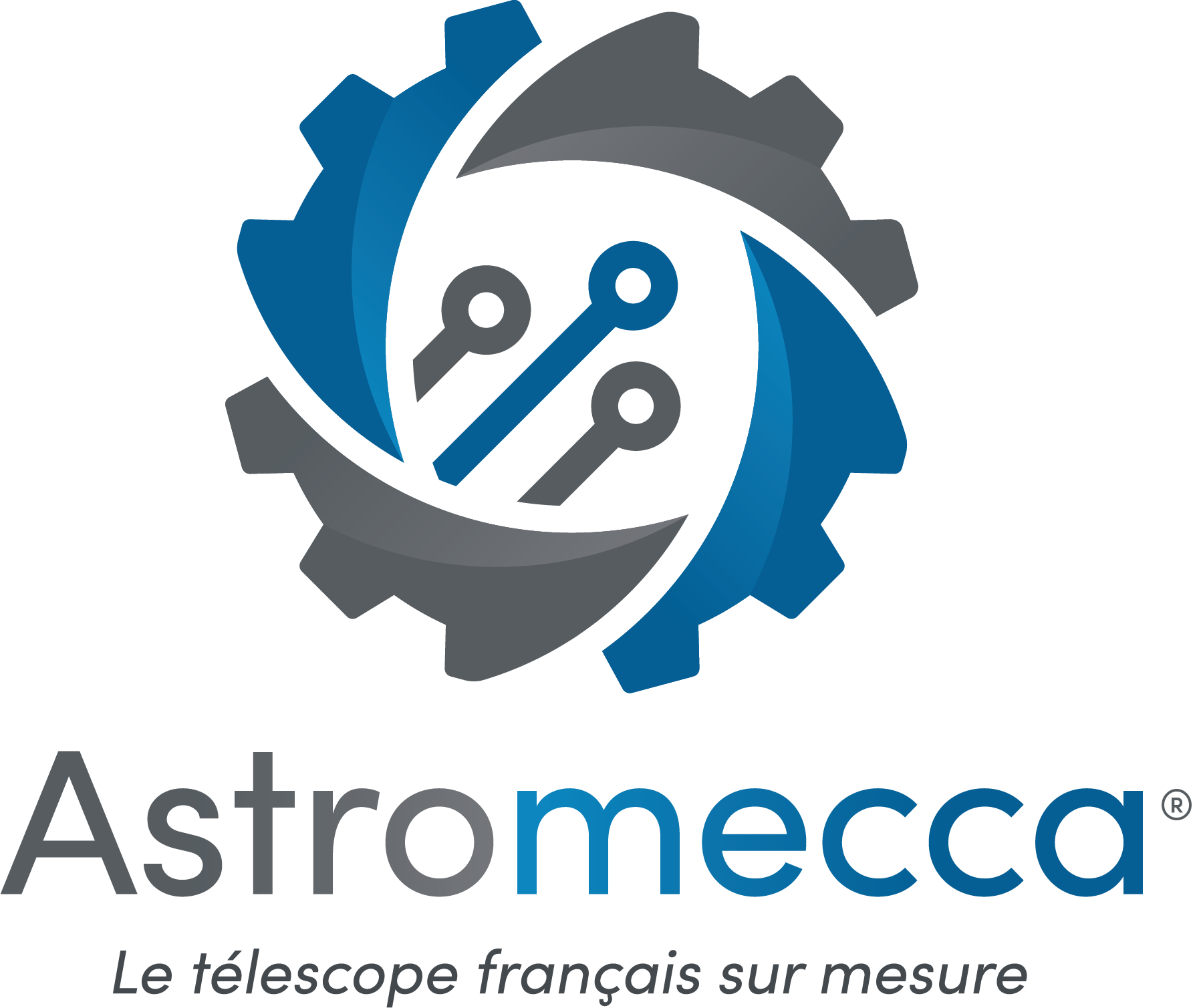 ASTROMECCA logo vertical